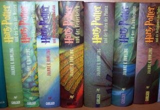 Harry Potter 1 7 Büchersammlung Gebunden und sehr guter Zustand