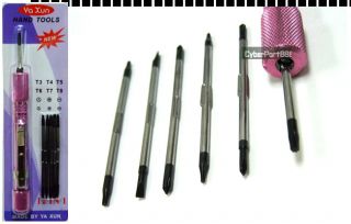 T3 T4 T5 T6 T7 T8 Screwdriver 6 Bit Hand Tools For PSP/NDS/Mobile