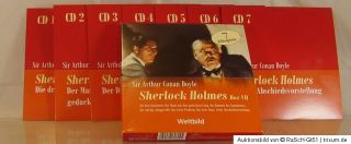 Hörspiele 7 CDs Sherlock Holmes Weltbild Box VII