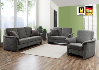 NEU* Polstergarnitur Sofa Couch Polstersessel Federkern 1+2+3