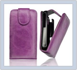 Flip Style Handy Tasche in Lila Für Apple iPhone 3 3G 3GS Flip Case