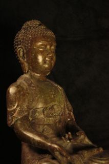 Bronze Messing Buddha Statue Tibet China Buddhismus Figur Skulptur
