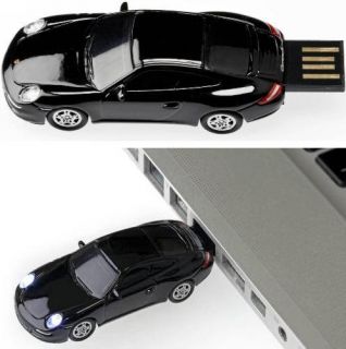 USB Stick Porsche 911 schwarz 8 GB 8GB Auto Design Edel Speicherstick