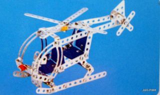 Baukasten Metallbaukasten Bausatz Konstruktion Spielzeug Flugzeug