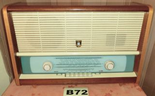 B72) Röhrenradio EAW 8176 EL / Undine II, spielt gut    ca.1956