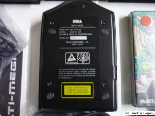 MINT * SEGA Multi Mega Console Konsole Mega Drive + CD + 9 Games + 2