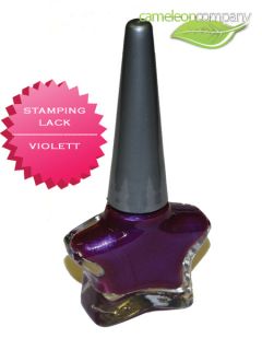 7ml Stamping Lack (35,01€/100ml) Farbe Violett Metallic