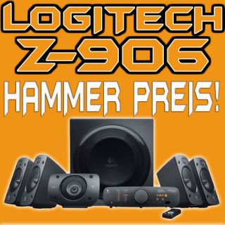 Logitech Z 906 Surround Sound THX Dolby Digital DTS Decorder 5.1 SPDIF