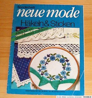 Neue Mode HÄKELN UND STICKEN Best. Nr. 4807 1983
