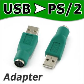 PS/2 USB Adapter PS2 Buchse auf USB Maus Mouse Tastatur