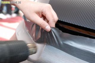 Brushed Alu Look Folie Neuer Trend, gebürstet Aluminium Auto Folie