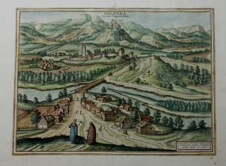 UNGARN PALANKA SUPERIORIS HUNGARIAE CIVITAS BRAUN & HOGENBERG 1617
