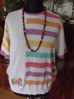 Warmes farbenfrohes Shirt Lucia Gr. 48 NEU