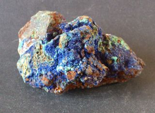 Azurit xx, Malachit, Mibladen, Marokko +++ TOP+++ Mineralien Stufe