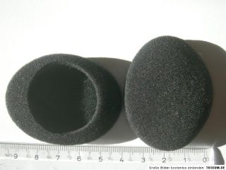 ovale Kopfhörer Ohrpolster 54 x 43 mm aus Schaumstoff zB für