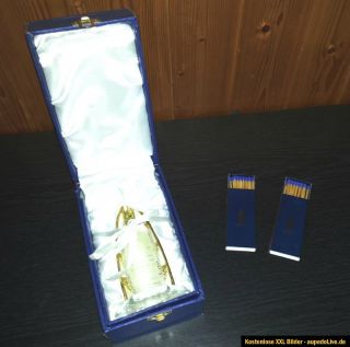 Miniatur Luxushotel BURJ AL ARAB aus Glas + 2 Pakete Streichhölzer