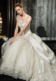 Neu Luxurioes Brautkleid Hochzeitskleid in Wuenschfarbe groesse Satin