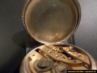 Antike 800 Silber Taschenuhr für Sammler und Bastler Reinschauen