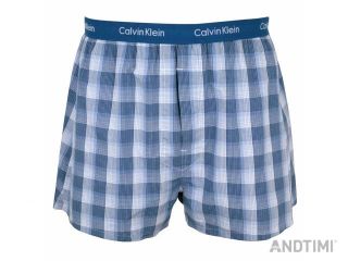 Calvin Klein Unterwäsche 2er Pack BXR Matrix Boxer Shorts Cotton blau