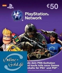 50 Euro/€ Playstation Store Card Key / PS3 PSP PSN   DE
