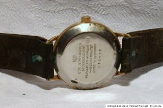 Alte GUB Herren Armbanduhr Uhr Glashütte Automatic 1960 original