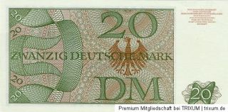 1963 Deutsche Mark Westberlin 5,10,20,50,100 DM Schein Geldschein