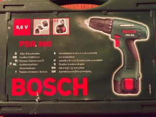 Bosch PSR 960 Akkuschrauber Akku Bohrmaschine 9,6 V