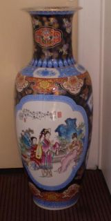 Ming Vase 93,5 cm chinesische Bodenvase Porzellan