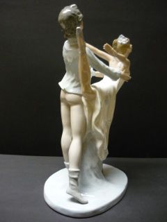 Große Lladro Porzellan Figur, Tanzpaar Daisa 1983
