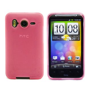 Schutzhülle HTC Desire HD Rosa Hydro Gel Silikon Hülle Einfache