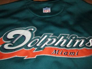 Miami Dolphins NFL Reebok Pullover Sweater Jacke American Football XXL