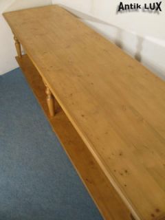 riesiger Schneidertisch, 271 cm breit,,Weichholztisch,Tisch in