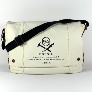 FOSSIL Messenger Bag Umhängetasche Schultertasche outlet creme neu