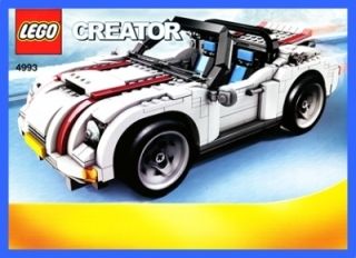 LEGO BAUANLEITUNG 4993 * Creator Cabriolet / Auto * 989