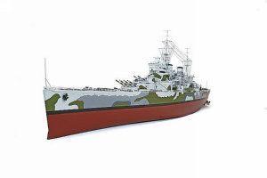 Schlachtschiff HMS PRINCE OF WALES 2159 Graupner fertig aufgebaut ARTR