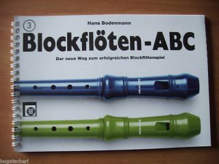 Blockflöte Blockflöten ABC Flötenschule Schule f Flöte