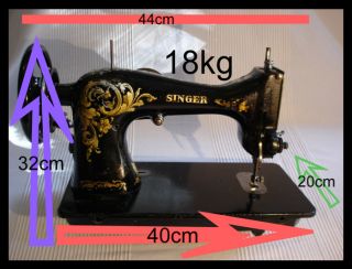 1908 SINGER Nähmaschine sewing machine à coudre máquina de coser