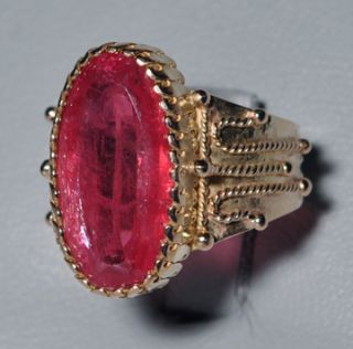 Gorgeous Gem Rhodonite 14k Handcrafted Gemstone Ring