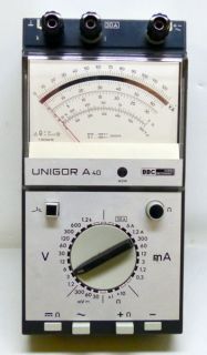 UNIGOR A40 analoges Multimeter BBC Goerz URI   Messgerät (979)