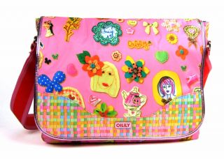 Oilily Stationery Schultertasche MESSENGER Pink