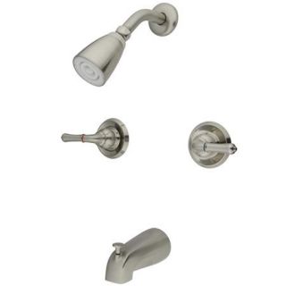 Kingston Brass KB248 Magellan Tub and Shower Faucet, Two Handles