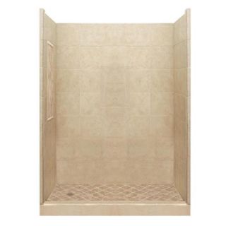 American Bath Factory P21 2813P CH Basic Shower Package in Medium Stone