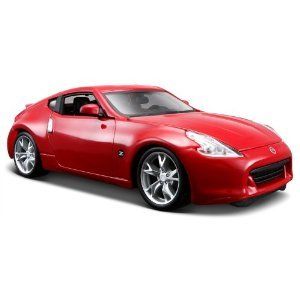 2009 Nissan 370Z Red 1/24 Diecast Model Car: Toys & Games