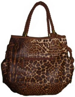 Womens Jessica Simpson Gia Handbag (Sand Multi/Walnut