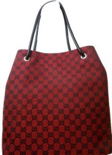 Gucci 257275 Red Signature Tote Nwt Clothing