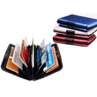 Aluminum Credit Card ID Holder / Wallet, Light Weight   BLUE