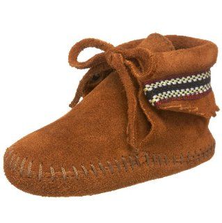 Minnetonka Braid Bootie (Infant/Toddler) Shoes