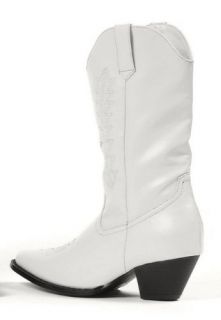 Rodeo Boots   White Child Shoes   Large (2/3) Clothing