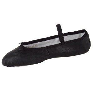 Childrens Ballet Shoes in Pink or Black Shoes