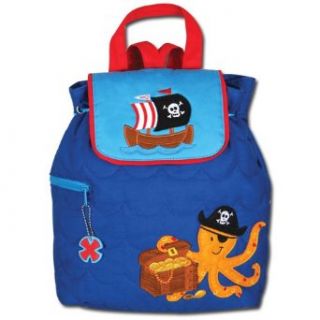 Stephen Joseph Boys 2 7 Quilted Backpack, Pirate Ship, One